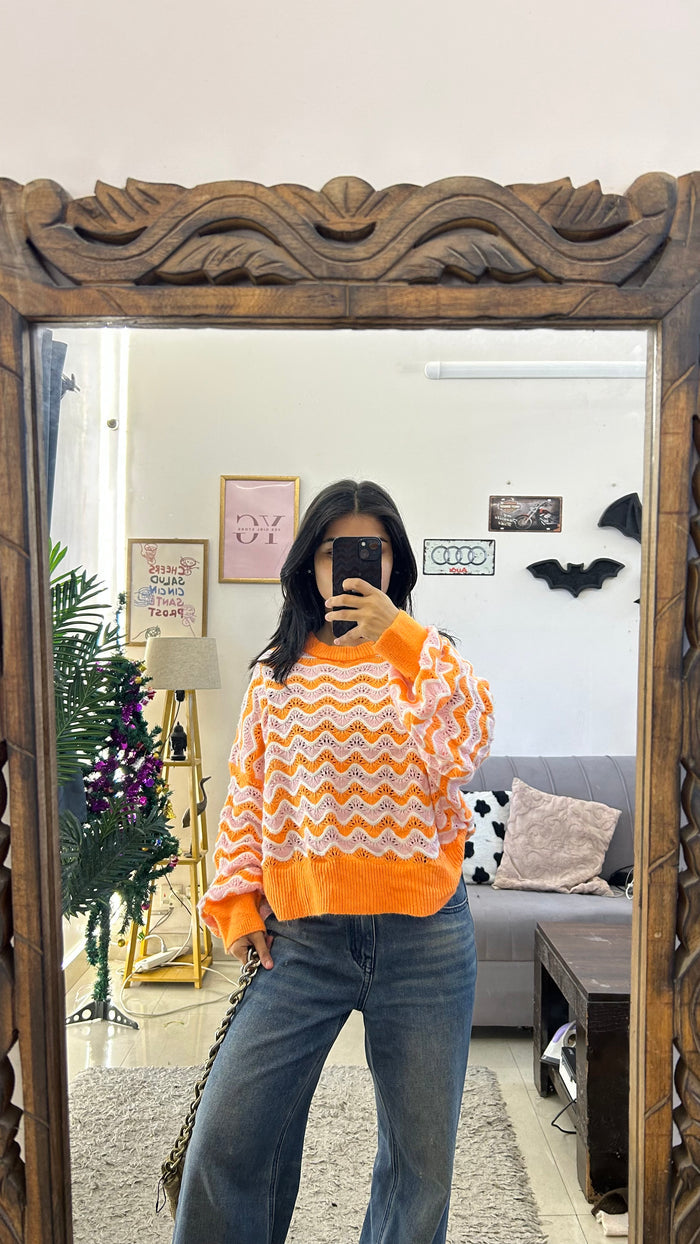 86 cute sweater M-L