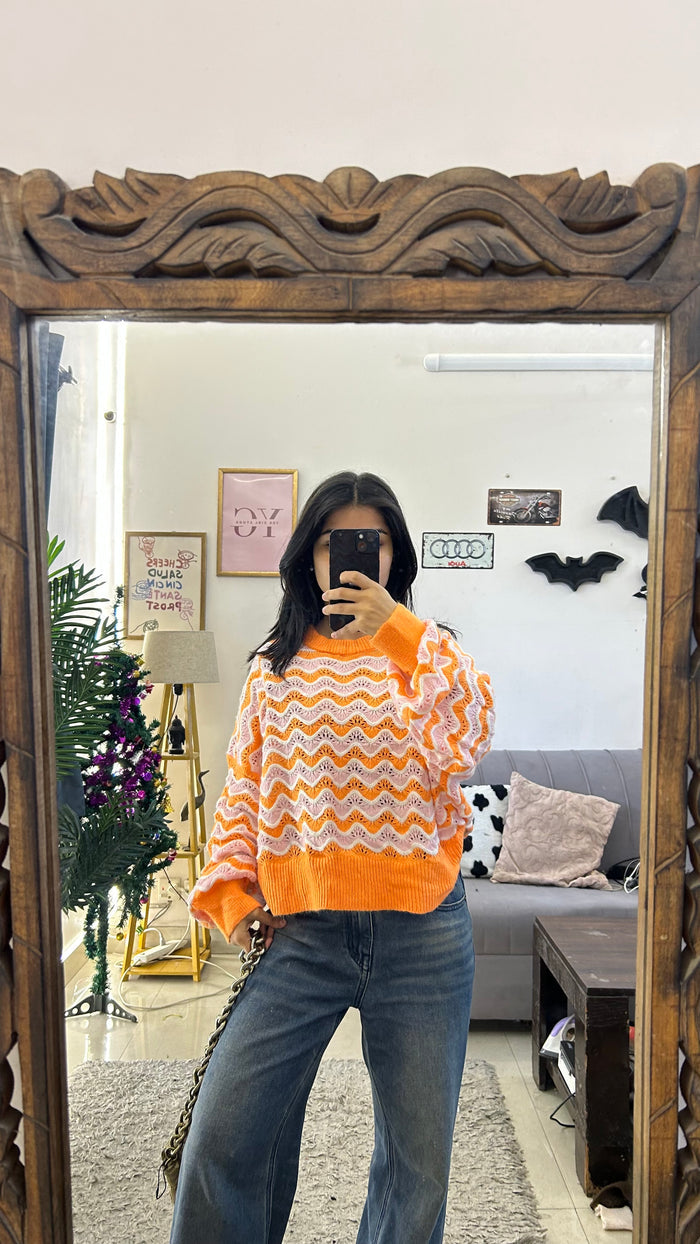 86 cute sweater M-L