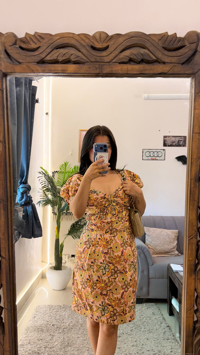 9 summer dress 32-34 bust/l:33 (one pocket)