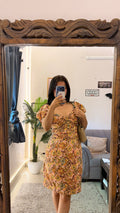 9 summer dress 32-34 bust/l:33 (one pocket)