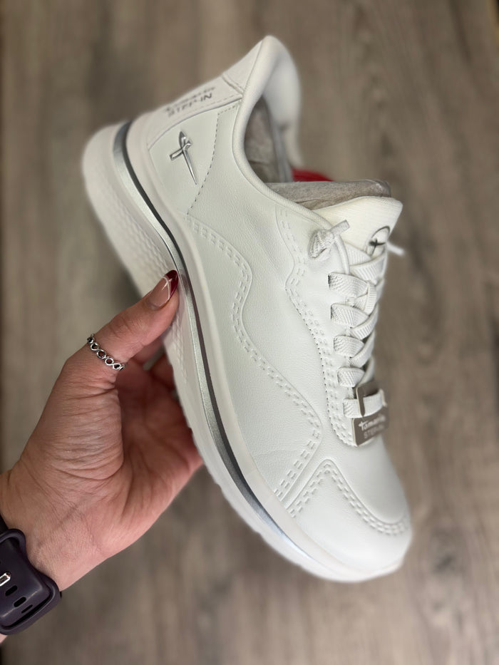 Tamaris - White Step-in Trainer