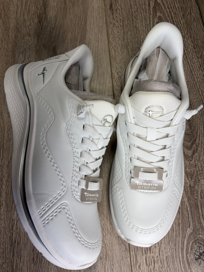Tamaris - White Step-in Trainer