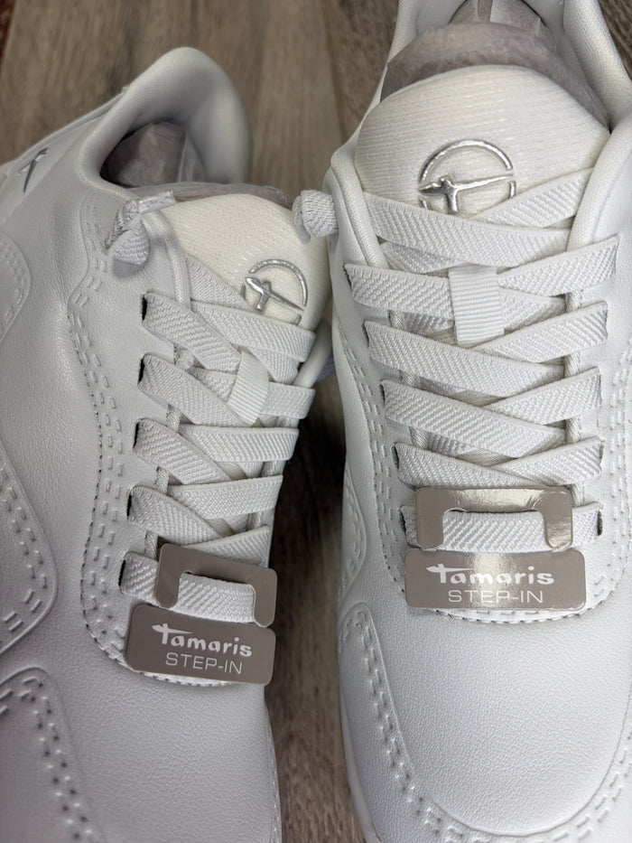 Tamaris - White Step-in Trainer