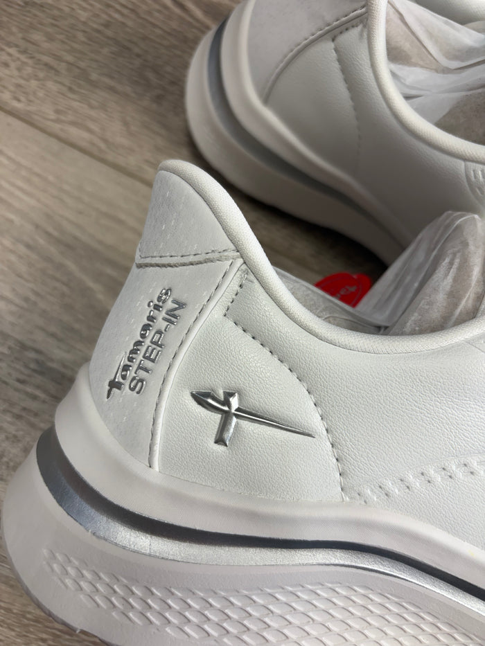 Tamaris - White Step-in Trainer
