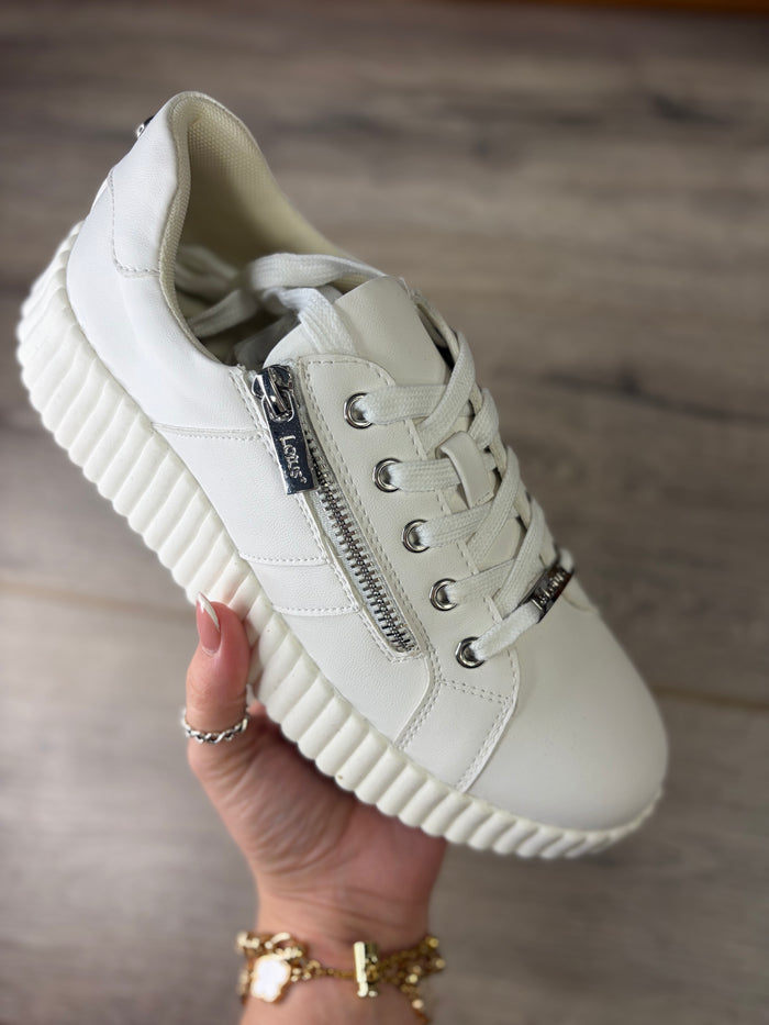 Lotus - White Sneaker