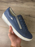 Remonte - Blue Zip Sneaker