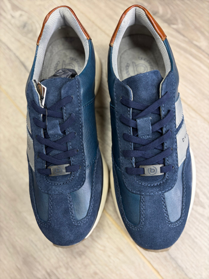 Bugatti - Navy/Brown Sneaker