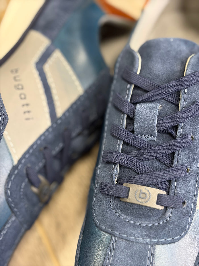 Bugatti - Navy/Brown Sneaker