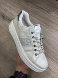 Remonte - Cream Sneaker/Silver Lace