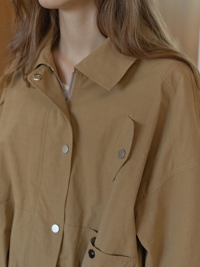 Ainsley 100%Cotton Loose All-Purpose Jacket