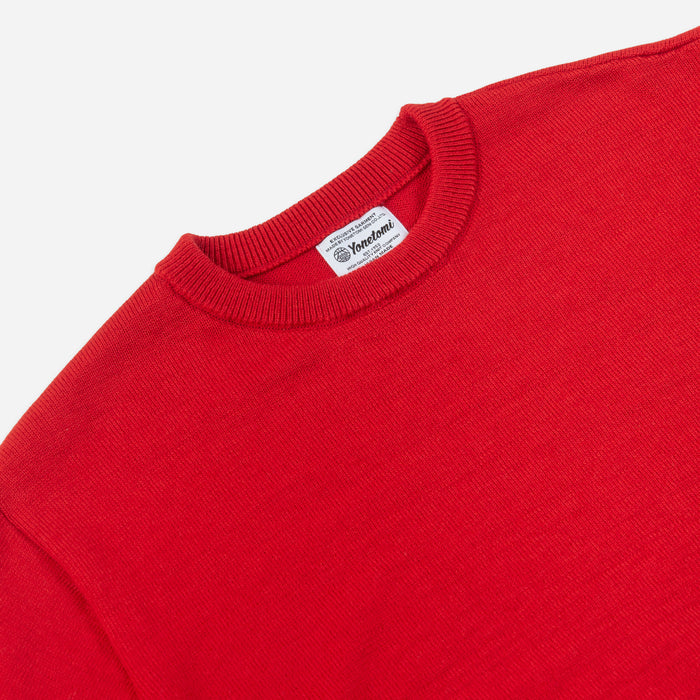 AMERICAN WOOL CREW KNIT - RED