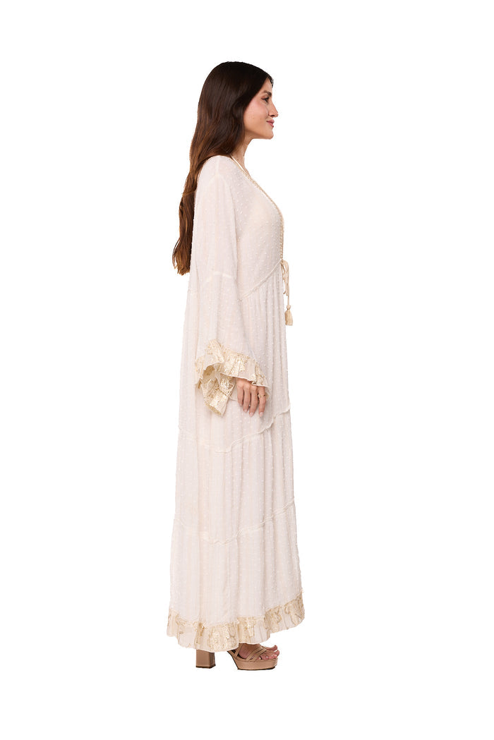 Angelic Ivory Kimono Duster-C-3010