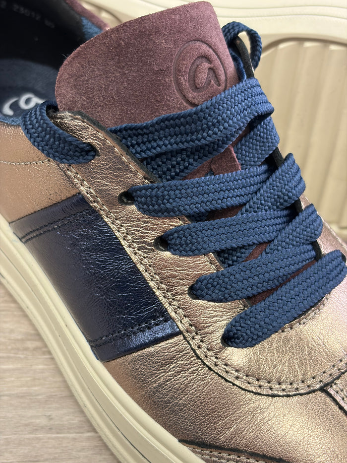 ARA - Gold/Navy Stylish Trainer