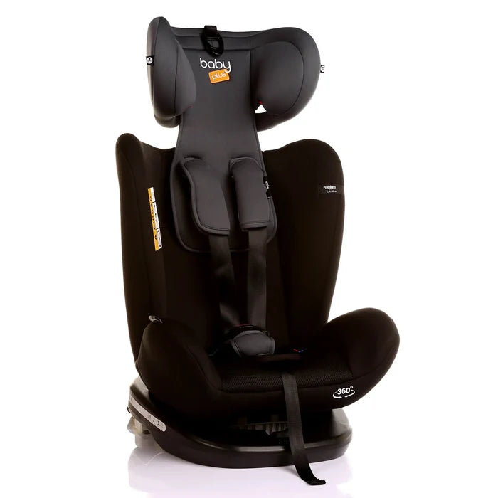 baby plus Orbitfix Group 0+/1/2/3 (Birt to 12 Years) Car Seat - Black Grey - ebebek - Black Friday