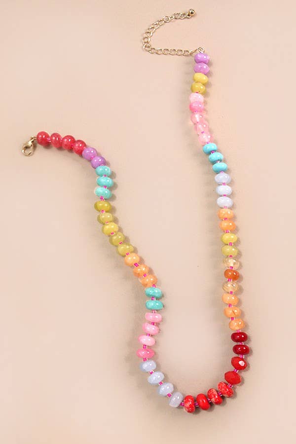 BEADED NECKLACE - CANDY