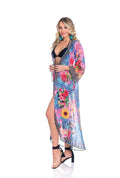 Beautiful sunflower duster, perfect for beach, cruise, or pair it with shorts/jeans!