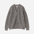 BING SLUB CARDIGAN - BROWN MARL