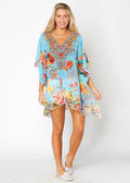 Blue kaftan