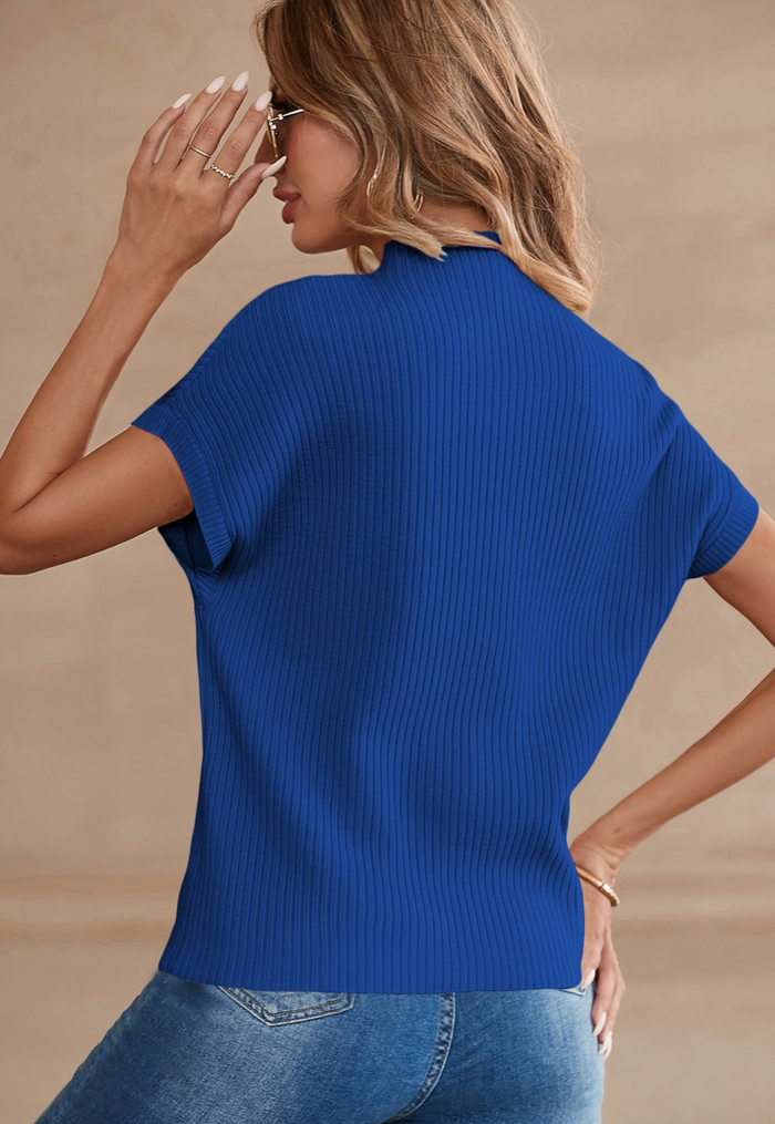 Blue Pocket Sweater
