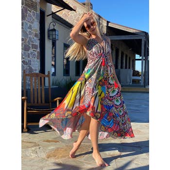 Butterfly Hawaii dress