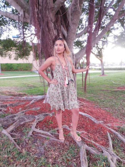 Cameo short dress
