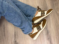 Caprice - Beige Animal Stylish Trainer