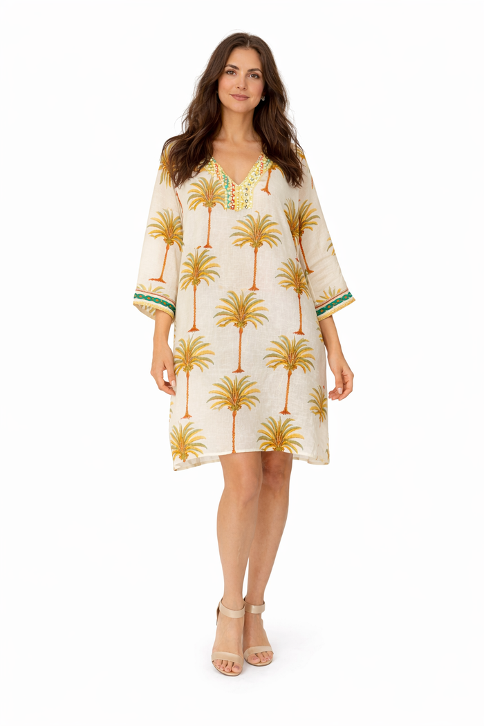 ch-6041 - palm tre kaftan