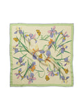 Chowxiaodou 16 Momme Iris Silk Twill Small Square Scarf 65*65
