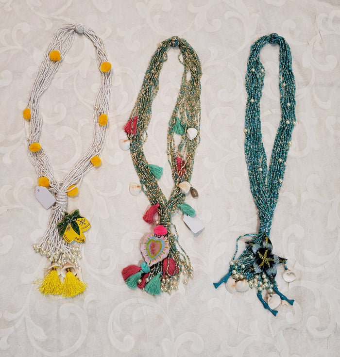 Colorful bead jewelry