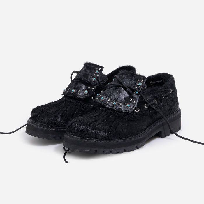 CONCHO DUCK BOOT - NOIR