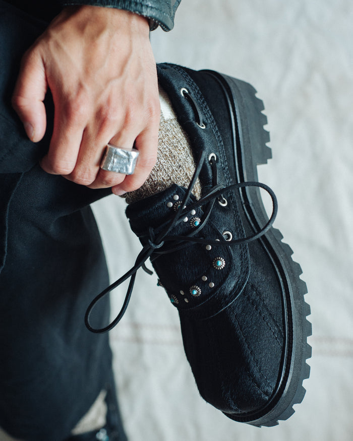 CONCHO DUCK BOOT - NOIR