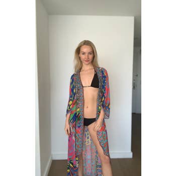 Copy of Silk Dusters, Resort Kimono