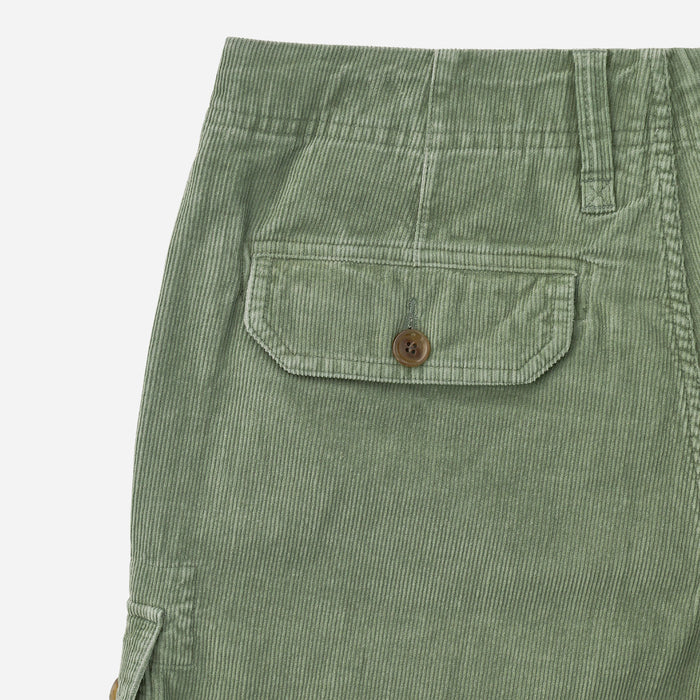 CORD HIKER SHORT - GREEN