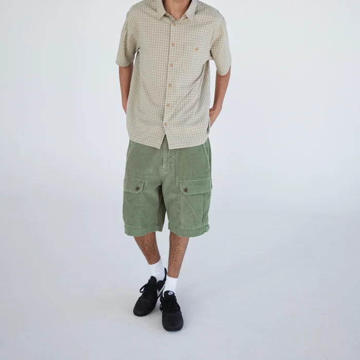 CORD HIKER SHORT - GREEN