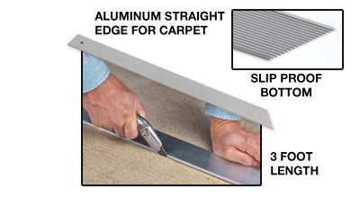 Crain Tools No. 535 3′ Carpet Straight Edge