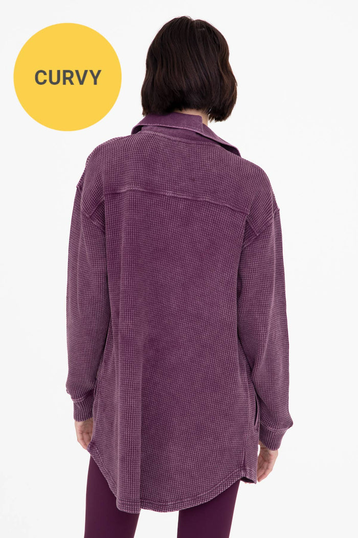 CURVY Waffle Jacket