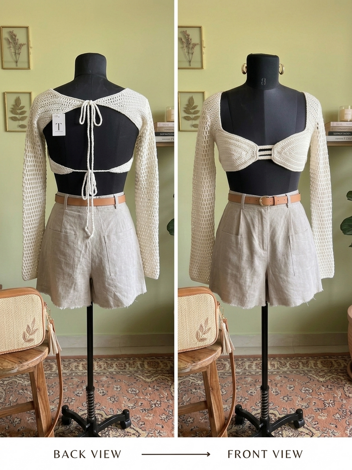 Cute crochet top 32-36 bust