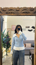 Cute warm zipper S
