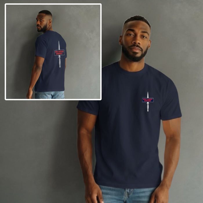 Dagger and Flash T-Shirt - Navy