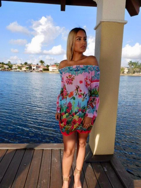 Designer short dress