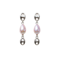 Diane Silver Pearl Earrings