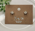 Double Star Post Earrings