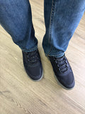 ECCO - Navy Waterproof Trainer
