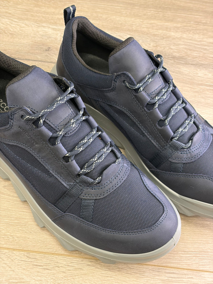 ECCO - Navy Waterproof Trainer