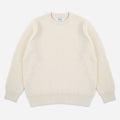 EX FINE WOOL RIB KNIT SWEATER - IVORY