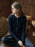 【Final Sale】Daisy Round Neck 100% Wool Sweater