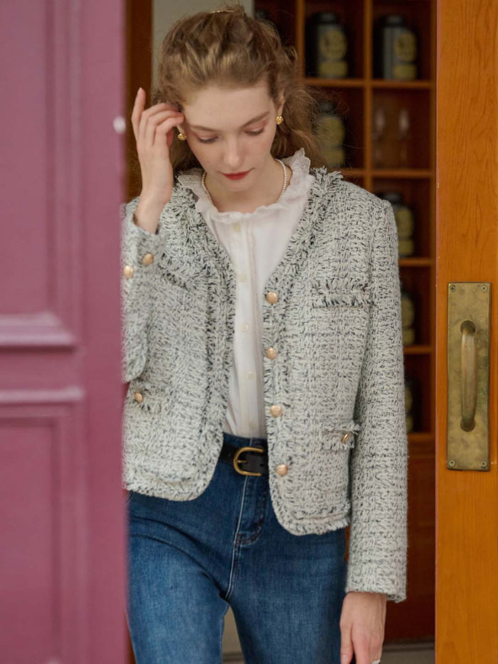 【Final Sale】Isabella Elegant V-neck Jacket