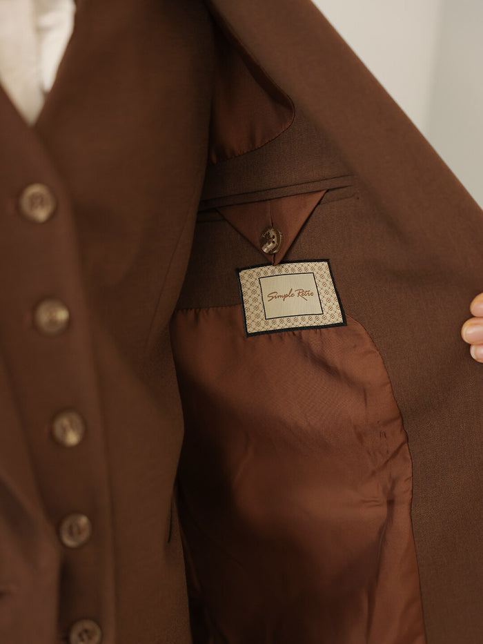 【FINAL SALE】Madge Caramel Blazer