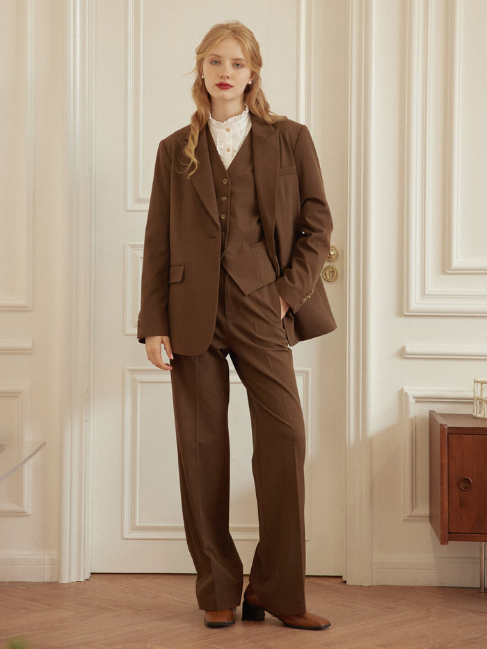 【FINAL SALE】Madge Caramel Blazer