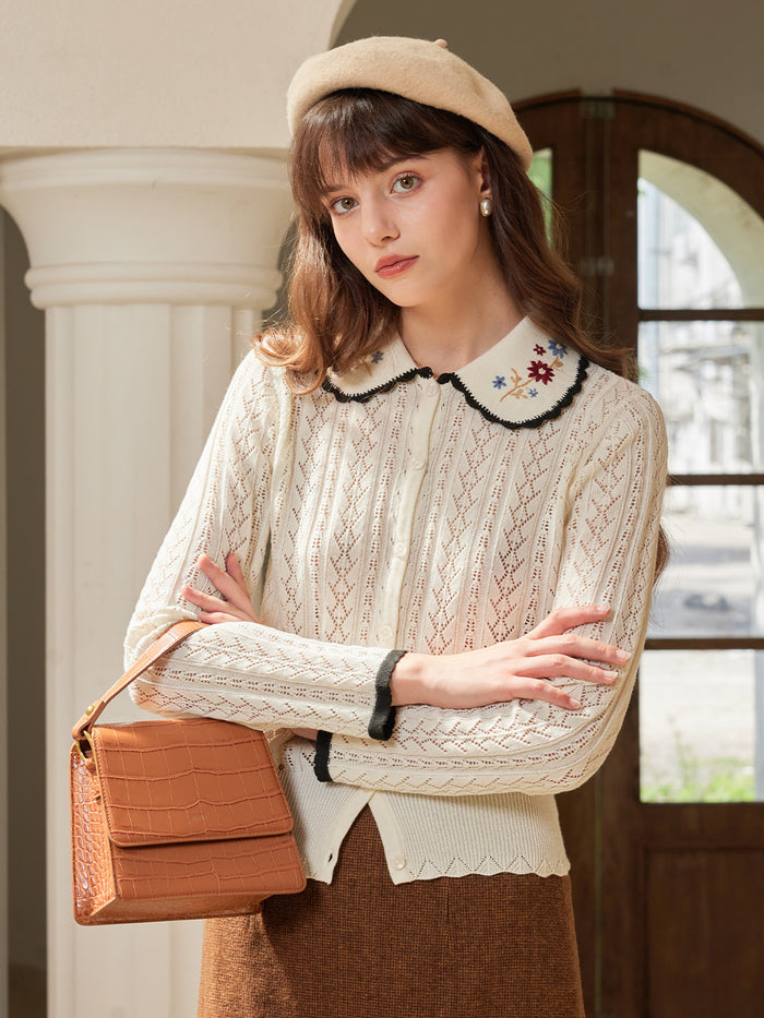 【Final Sale】Scarlett Peter Pan Collar Shirt